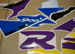 Honda CBR 919RR 1997 Fireblade yellow stickers set