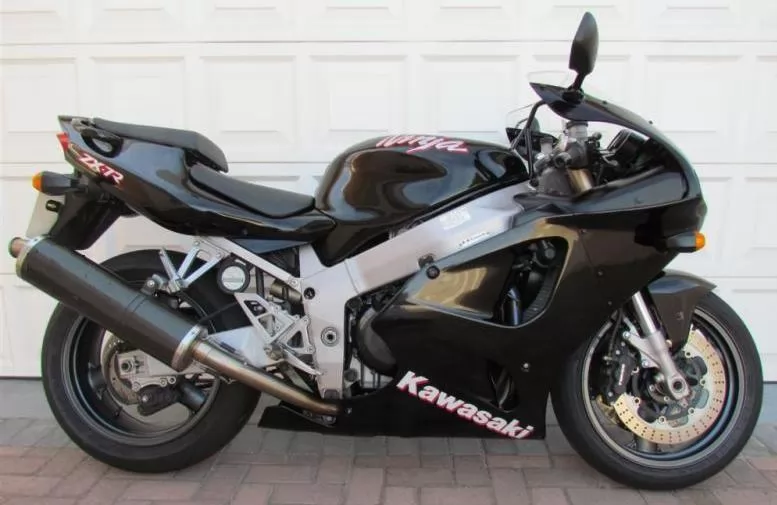 Kawasaki ZX 7R 1999 black complete sticker kit