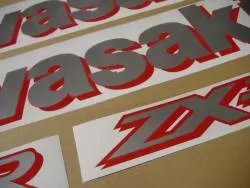 Kawasaki ZX-7R 1999 Ninja black adhesives