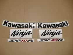 Kawasaki ZX-10R 2008 Ninja orange logo graphics
