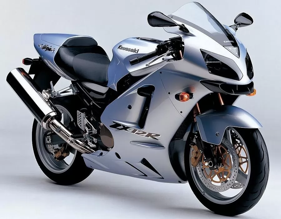 Kawasaki ZX-12R 2004 Ninja silver decals kit