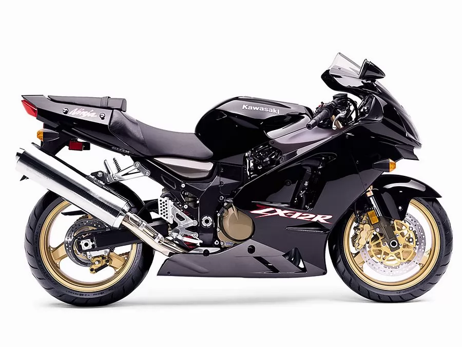 Kawasaki ZX 12R 2003 Ninja black decals