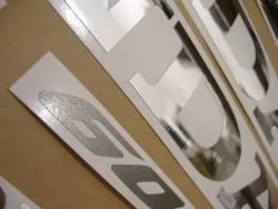 Honda CBR 600RR 2007 black decals kit 