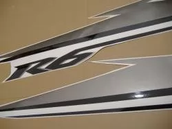 Yamaha YZF R6 2007 RJ11 black decals