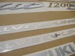 Suzuki 1200S 2002 dark blue Bandit graphics set