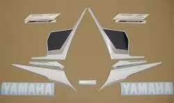 Yamaha YZF-R6S 2008 blue stickers set