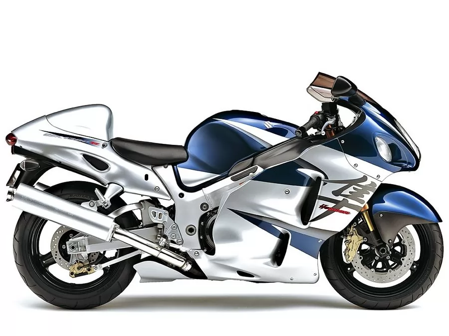 Suzuki Hayabusa 2005 blue adhesives set