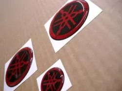 yamaha 3d tank gel silicone emblems decals badges
