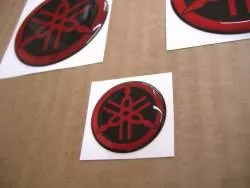 Red gas tank 3d sticker set for Yamaha R1 or R6