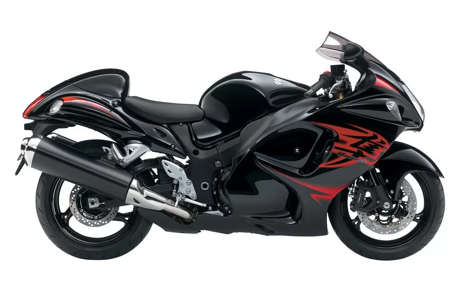Suzuki Hayabusa 2010 black labels graphics