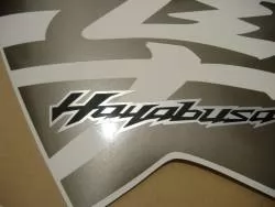 Suzuki Hayabusa GSX1300R 2011 white decals