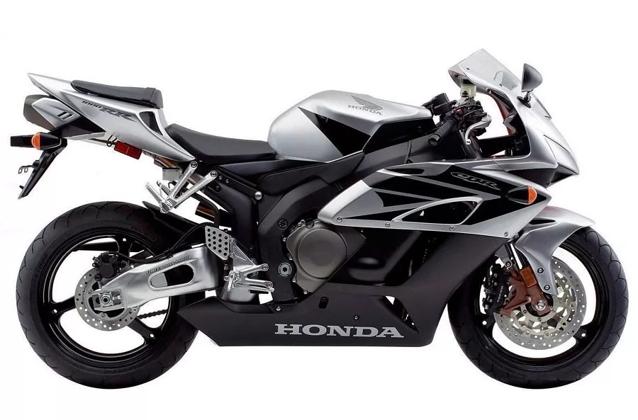 Honda 1000RR 2004 silver labels graphics
