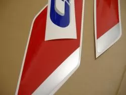 Honda CBR 600 F2 1991 white adhesives set