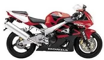 Honda 929RR Fireblade 2001 red stickers