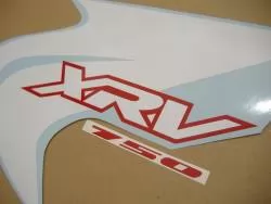 Honda XRV 750 2002 blue graphics set