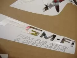 Honda 1100XX Blackbird 2003 black stickers