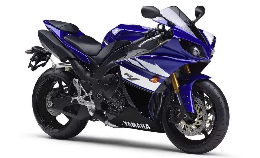 Yamaha R1 2011 RN22 14b blue stickers