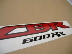 Honda CBR 600RR 2011 white replica decal set