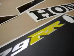 Honda 929RR 2001 SC44 yellow adhesives set