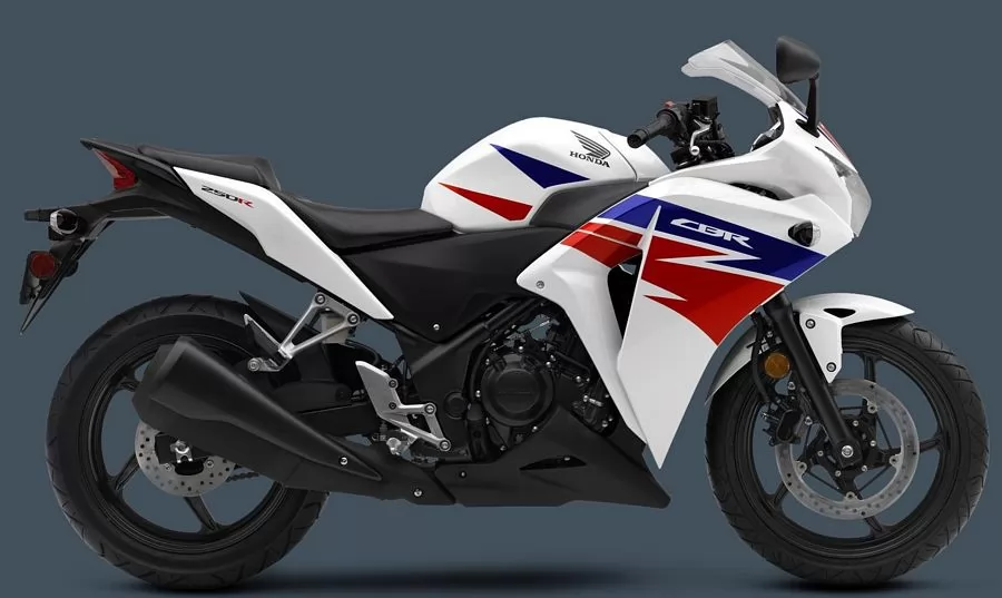 Honda CBR 250R 2013 white stickers