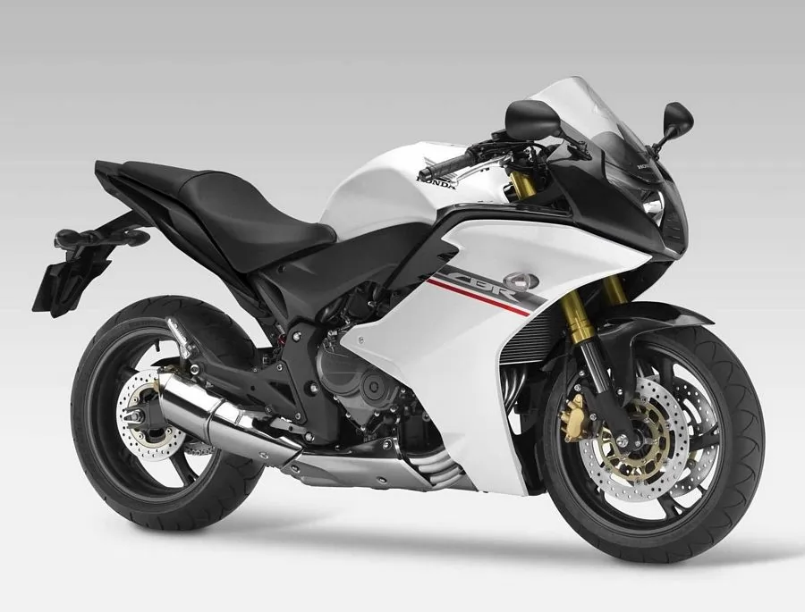 Honda CBR 600F 2012 white stickers