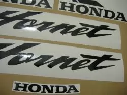 Honda CB600F 2004 Hornet blue adhesives set
