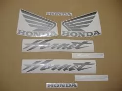 Honda 2004 Hornet black reproduction decal set
