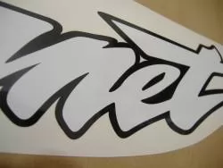 Honda CB600F 1998 silver stickers kit