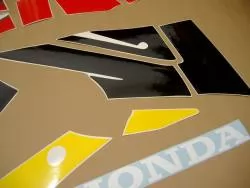 Honda 600 F3 1996 burgundy full decals kit