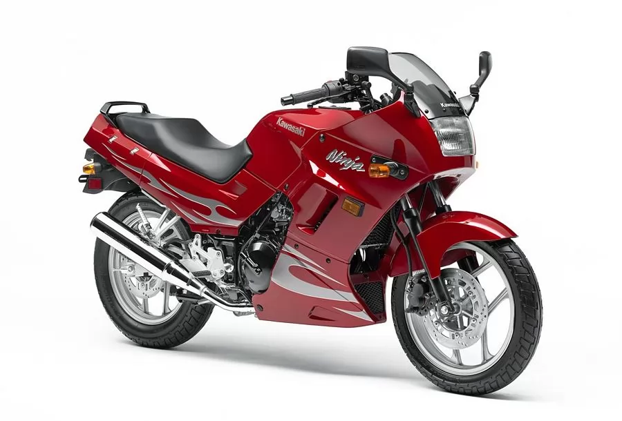 Kawasaki 250 R 2007 Ninja red decals