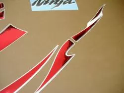 Kawasaki 250 R 2007 black adhesives logo