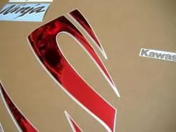 Kawasaki 250 R 2007 Ninja black adhesives kit