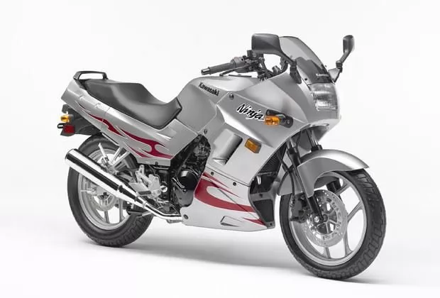 Kawasaki 250 R 2007 silver stickers kit