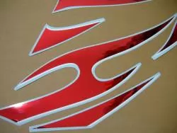Kawasaki 250R 2007 silver adhesives set