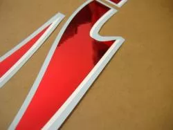 Kawasaki 250R 2007 silver stickers set