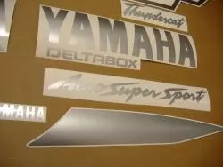 Yamaha 600R 2000 red adhesives set