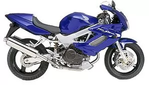 Honda vtr 1000F 2002 blue full decals kit