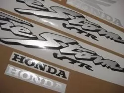 Honda VTR 1000F 2002 blue stickers kit