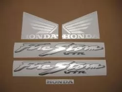 Honda VTR 1000F 2003 Firestorm black stickers