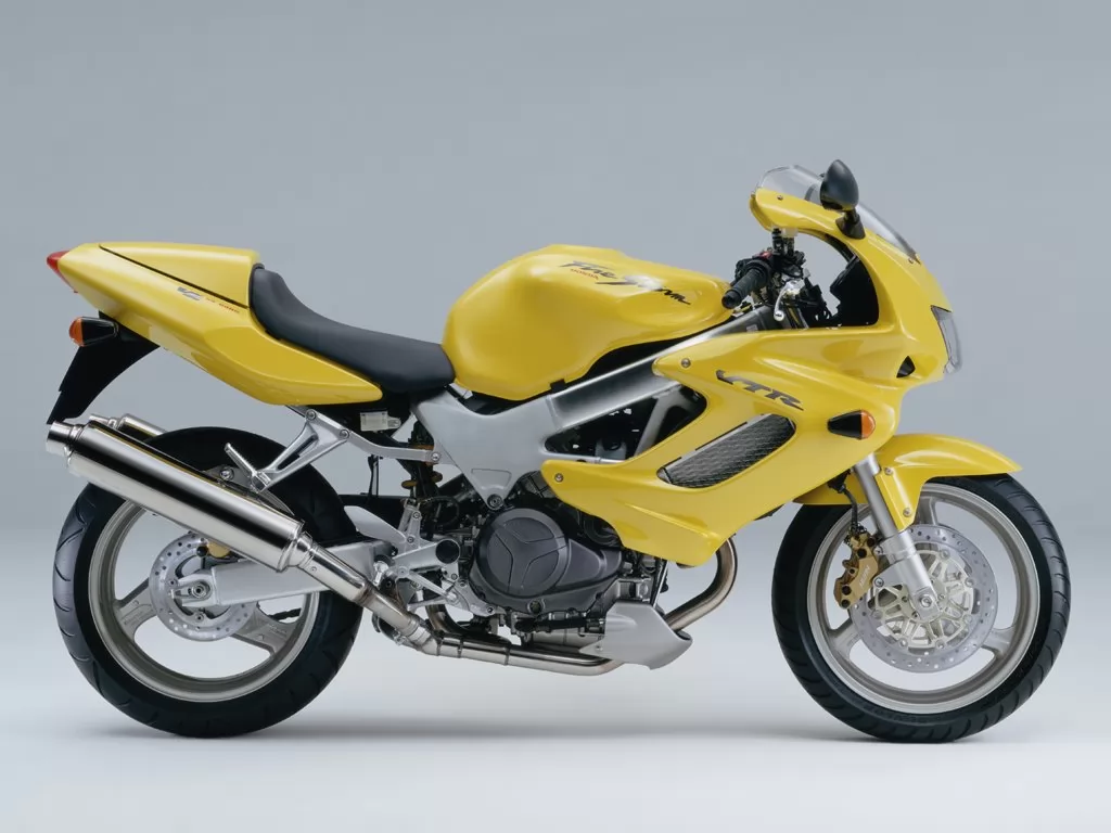 Honda VTR 1000F 1998 yellow stickers kit