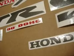 Honda vtr 1000f 1998 Firestorm yellow stickers set