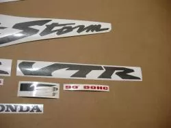 Honda vtr 1000f 1998 yellow full decals kit
