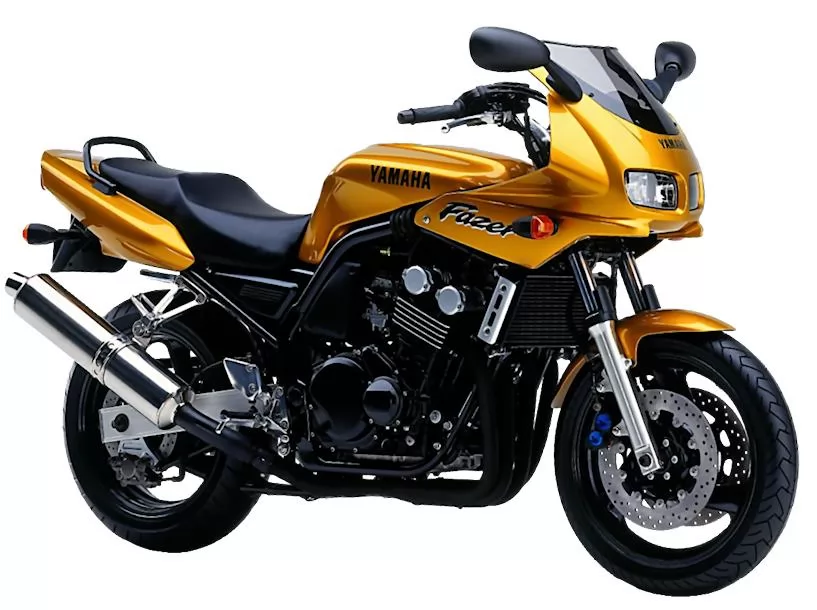 Yamaha FZS 600 1998 5DM1 gold stickers set