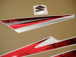 Suzuki Hayabusa GSX1300R 2008 red decals kit