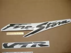 Honda vtr 1000f 1998 Firestorm red decals