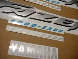Yamaha FZS 1000 2003 blue full decals kit