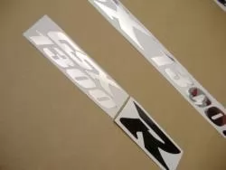 Suzuki hayabusa 1340 k8 mirrored chrome emblems set