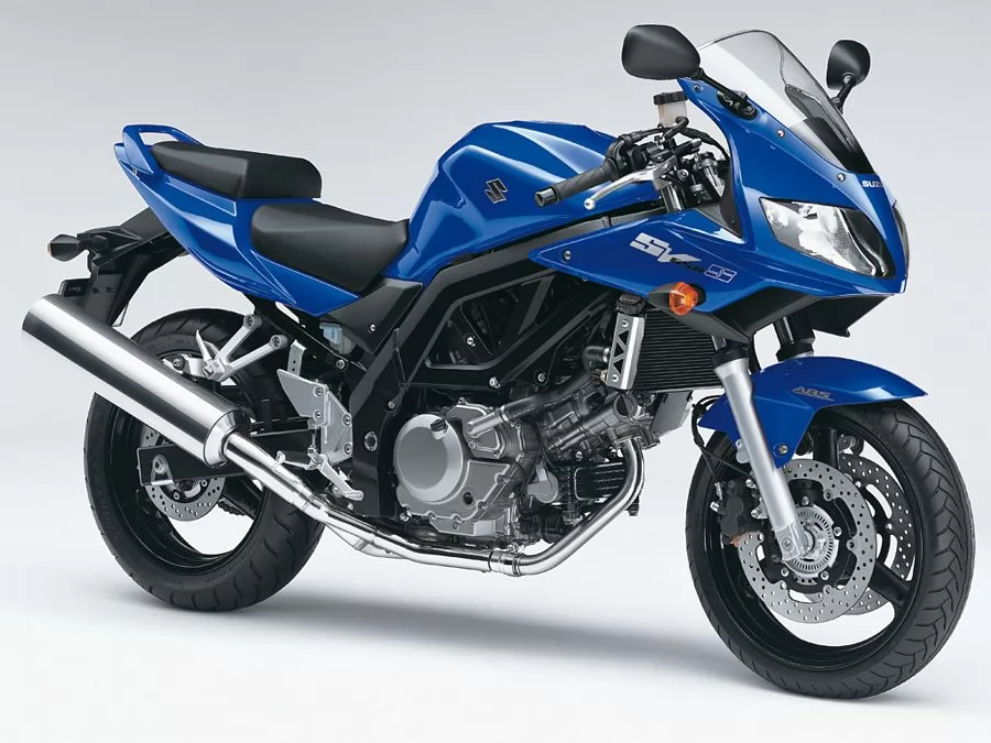 Suzuki SV 650S 2006 blue logo graphics