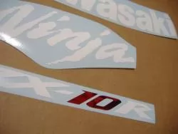 Kawasaki ZX10R 2009 Ninja blue decals kit
