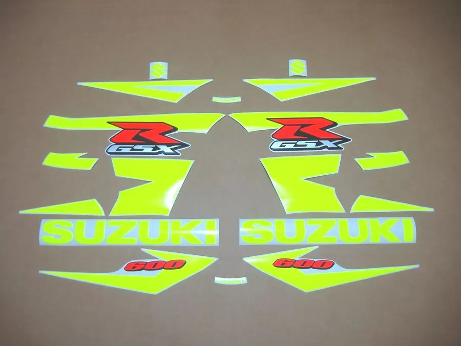 Suzuki GSXR 600 K5 neon custom stickers 